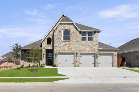 New construction Single-Family house 6057 Mountain Lodge Drive, Fort Worth, TX 76179 Brighton EW F- photo 0