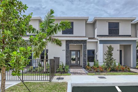 New construction Townhouse house 409 Ne 1St Drive, Florida City, FL 33034 Boardwalk- photo 0