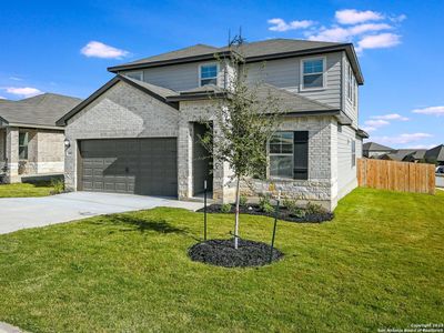 New construction Single-Family house 100 Colebrook Way, Cibolo, TX 78108 The Matador (870)- photo