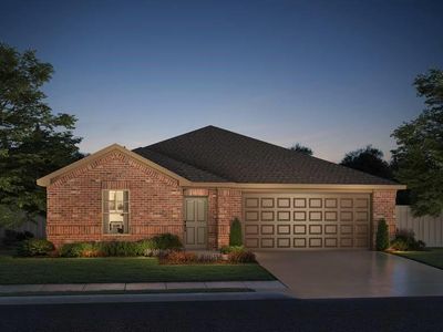 New construction Single-Family house 10501 Tuxinaw Trail, Fort Worth, TX 76179 The Oleander- photo 0