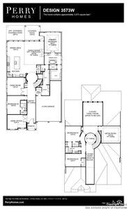 New construction Single-Family house 12315 Fort Jyn, San Antonio, TX 78245 Design 3573W- photo 1 1