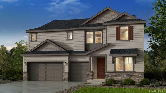 New construction Single-Family house 16860 Black Rose Circle, Parker, CO 80134 Copper- photo 0 0