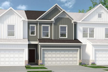 New construction Townhouse house The Maddux II, 1005 North Old Cumming Road, Sugar Hill, GA 30518 - photo