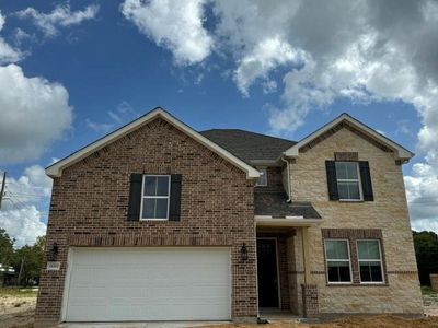 New construction Single-Family house 15302 Water Oak Way, Santa Fe, TX 77517 Omaha- photo 0 0