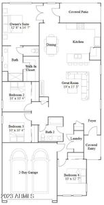 New construction Single-Family house 4710 S 127Th Drive, Avondale, AZ 85323 Barbaro Plan 3570- photo