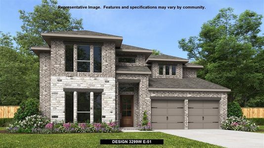 New construction Single-Family house Design 3299W, 5307 Elegance Court, Manvel, TX 77583 - photo