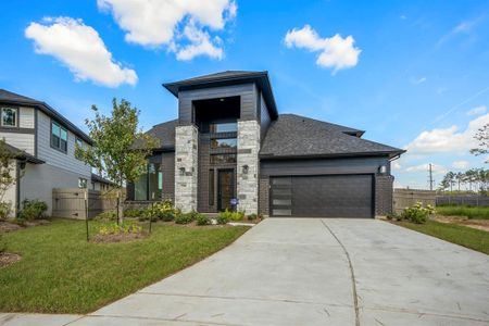 New construction Single-Family house 17339 Sunflower Petals Trail, Conroe, TX 77302 Bluebonnet- photo 0