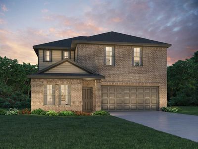 New construction Single-Family house 8426 Treetop Heights Drive, Baytown, TX 77523 The Winedale (880)- photo 0