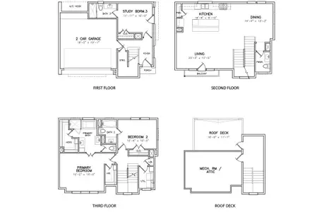New construction Single-Family house Plan 2079, 3014 Bell Street, Houston, TX 77003 - photo