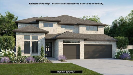 New construction Single-Family house 1327 Azul Way, San Antonio, TX 78224 Design 3242V- photo 0 0