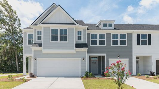 New construction Townhouse house 591 Trotters Lane, Moncks Corner, SC 29461 Heron- photo 0