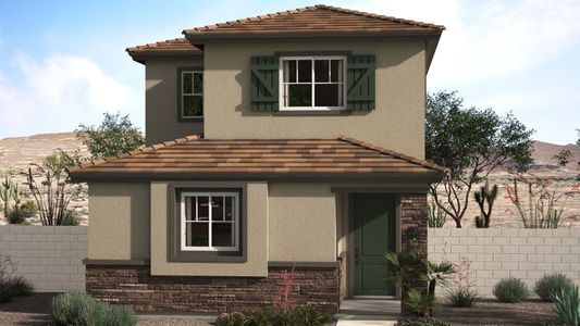Craftsman Elevation | Quattro | Solvida at Estrella | New Homes in Goodyear, AZ | Landsea Homes