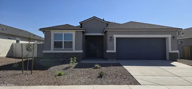 New construction Single-Family house 5805 E Clandestine Drive, San Tan Valley, AZ 85140 The Denton- photo 0