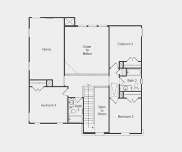 Structural options added include: Gourmet kitchen, horizontal railing, shower pan at bath 3, lifestyle space, slide in tub at owner's bath, study, sliding panel door, and windows at casual dining,