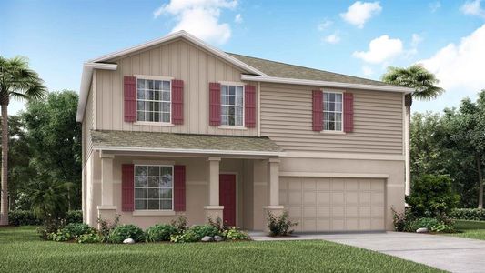 New construction Single-Family house 111 Addle Hill Court, Deland, FL 32720 The Melbourne- photo 0