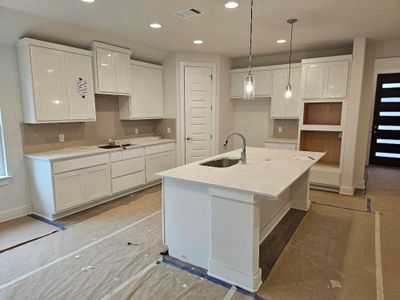 New construction Single-Family house 1705 Garrett Oaks Lane, Georgetown, TX 78633 San Saba F- photo 1 1
