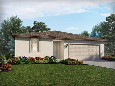 New construction Single-Family house 13950 Richland Gulf Circle, Parrish, FL 34219 Foxglove- photo 0