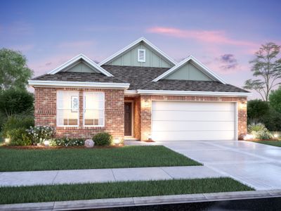 New construction Single-Family house Dawson - Smart Series, 9912 Cavelier Canyon Court, Montgomery, TX 77316 - photo