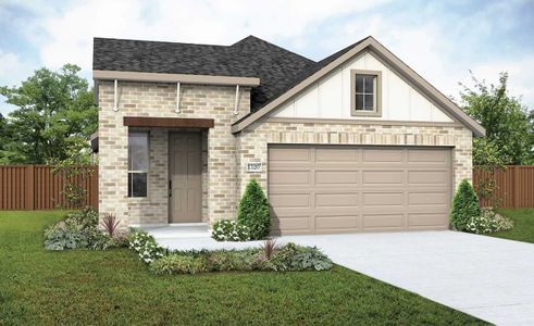 New construction Single-Family house Journey Series - Horizon, 15528 Cottage Orchid Drive, Del Valle, TX 78617 - photo