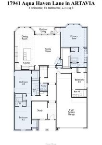 New construction Single-Family house 17941 Aqua Haven, Conroe, TX 77302 Fleetwood Plan- photo 1 1
