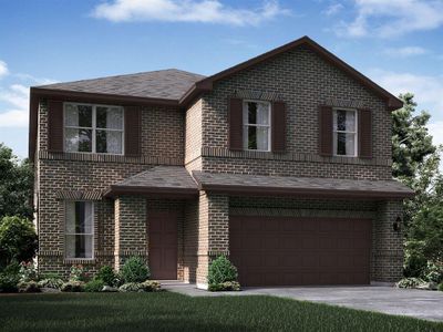 New construction Single-Family house 14115 Greystone Terrace Street, Magnolia, TX 77354 The Texoma (3L08)- photo 0