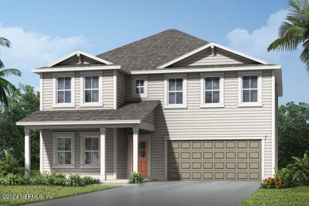 New construction Single-Family house 12875 Holsinger Boulevard, Jacksonville, FL 32256 Linden- photo 0