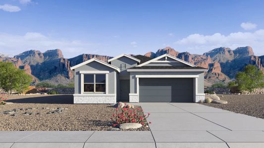 New construction Single-Family house 5543 E Arctic Ln, San Tan Valley, AZ 85140 Easton- photo 0