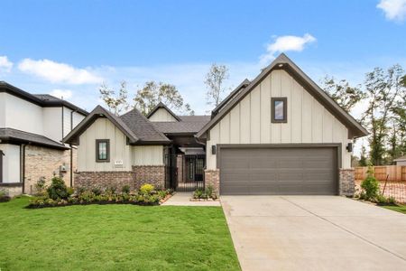 New construction Single-Family house 8242 Boundary Waters Drive, Porter, TX 77365 Pozzolana- photo 0