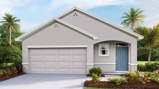New construction Single-Family house 35718 Sunflower Hill Drive, Zephyrhills, FL 33541 ALLEX II- photo 0