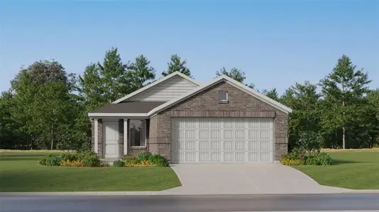 New construction Single-Family house 833 Village Brook Drive, Willis, TX 77378 Oakridge- photo 0