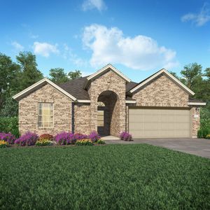 New construction Single-Family house Brenham II, 7703 Iris Peak Drive, Katy, TX 77493 - photo