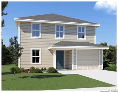 New construction Single-Family house 5010 Jaspillite Avenue, San Antonio, TX 78254 The Olmos- photo 0 0