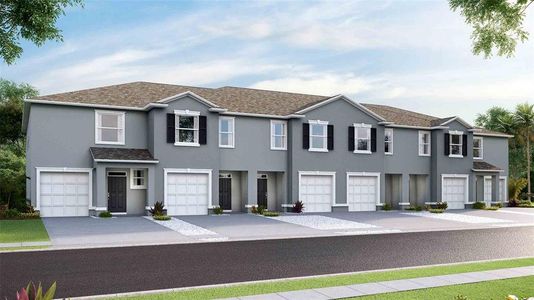 New construction Townhouse house 9252 Rock Harbour Way, Tampa, FL 33637 Vale- photo
