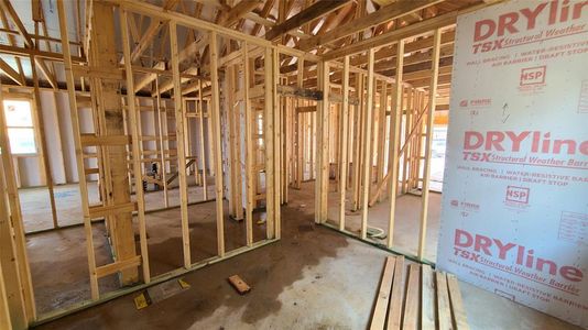 New construction Single-Family house 922 Palo Brea Loop, Hutto, TX 78634 Livingston Homeplan- photo 12 12