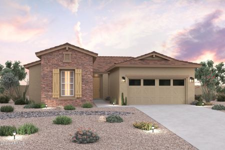 New construction Single-Family house 18938 W Ocotillo Road, Waddell, AZ 85355 Cinnabar- photo 0