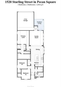 New construction Single-Family house 1520 Starling Street, Northlake, TX 76247 Greyton Plan- photo 12 12