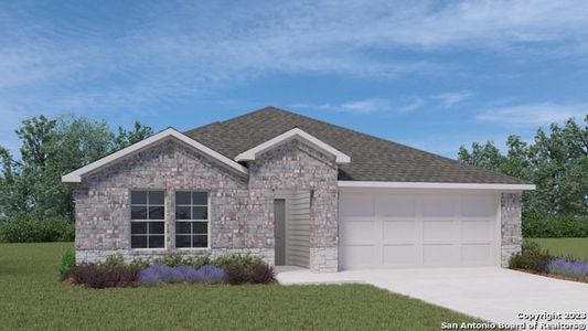 New construction Single-Family house 565 Chaco Loop, Seguin, TX 78155 Irvine - photo 0