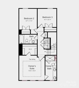 Structural options added include; Gourmet kitchen, 4th bedroom and full bath, and ledge in primary shower.