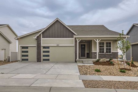 New construction Single-Family house 2627 Grizzly Place, Johnstown, CO 80534 Aspen- photo 0