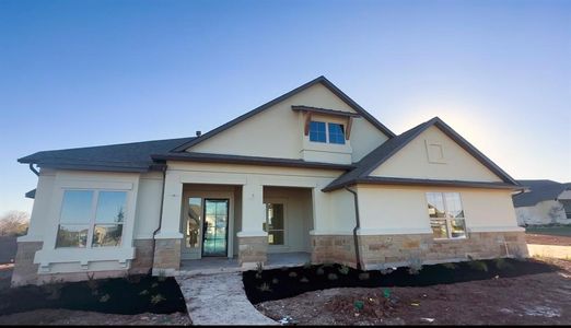 New construction Single-Family house 124 Plum Sassy, Liberty Hill, TX 78642 Bayonne- photo