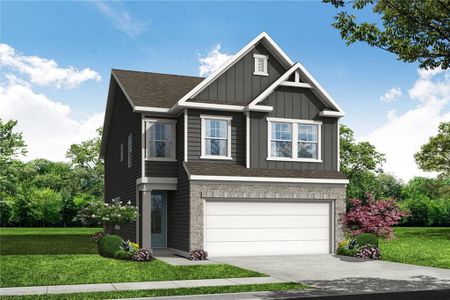 New construction Single-Family house 678 Smokey Quartz Way, Kennesaw, GA 30144 The Cary A- photo 0 0