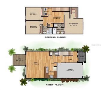New construction Townhouse house 9661 Sweetwell Place, Riverview, FL 33569 - photo