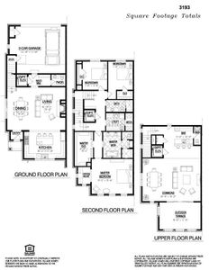 Floor plan for homes in building 2 in Colonial Park