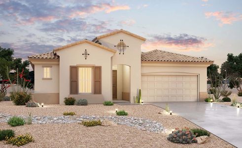 New construction Single-Family house 16486 W. Desert Mirage Drive, Surprise, AZ 85388 Hacienda Series - Topaz- photo 0 0