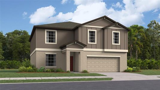 New construction Single-Family house 13290 Peachleaf Avenue, Riverview, FL 33579 Providence- photo 0