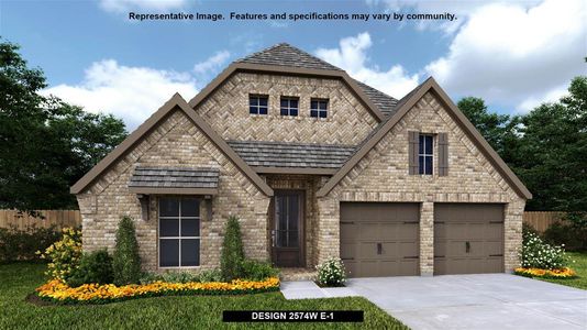 New construction Single-Family house Design 2574W, 5314 Lakeview Bend, Fulshear, TX 77441 - photo