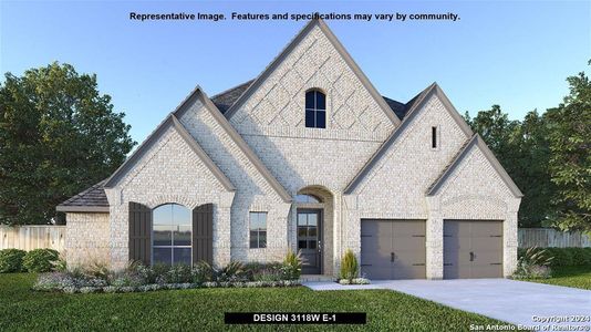 New construction Single-Family house 721 Teakmill Trail, San Marcos, TX 78666 Design 3118W- photo 0 0