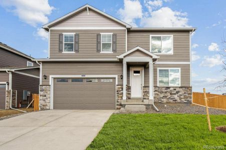 New construction Single-Family house 13617 Topaz Place, Mead, CO 80504 HENLEY- photo 0