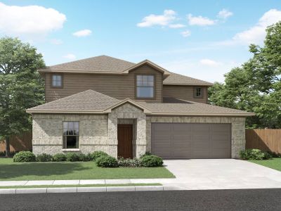 New construction Single-Family house The Pearl (C452), 17111 Autry Falls, San Antonio, TX 78247 - photo