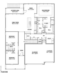 New construction Single-Family house Plan C552, 2128 Glean Court, Windsor, CO 80550 - photo